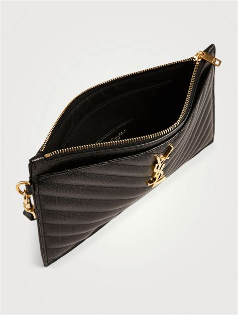 black ysl clirhc|authentic ysl handbag clutch.